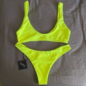 Neon bikini set